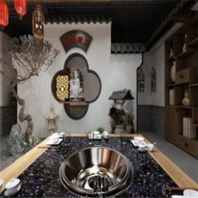 汉中火锅店桌椅家具定做