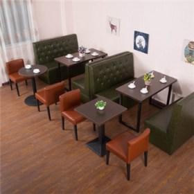 西安咖啡店沙发卡座定制厂家