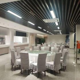 利亚德（西安）智能系统单位食堂餐桌椅完工