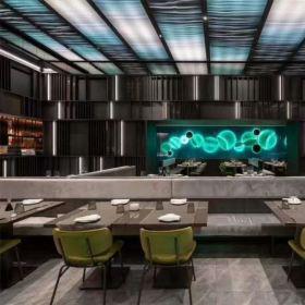 西安某高端西餐厅餐桌椅定做工程