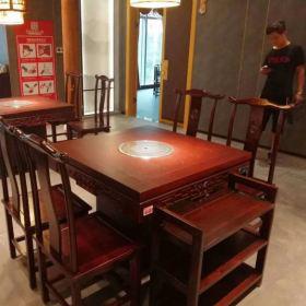 西安火锅桌定做精品案例之锦汤中式火锅店