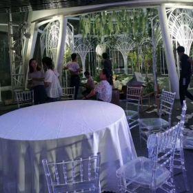 延安某酒店宴会厅餐桌椅定制完工