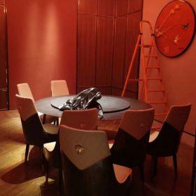 西安侯大厨鸽子馆餐桌椅卡座交货现场