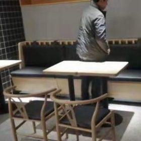 西安袁记肉夹馍定做餐桌椅案例详情