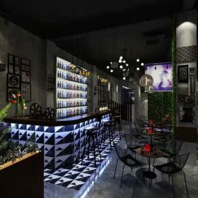 甘肃武威市拉维清吧沙发桌椅定制案例