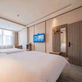 榆林汉庭酒店客房家具定制交付后实拍